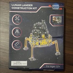 Lunar Lander Construction Kit - Yellow and Silver